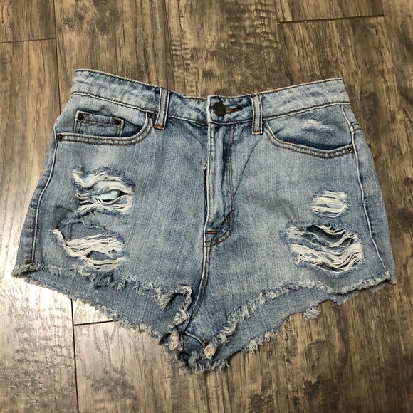 BDG Pants - BDG High Rise Cheeky Jean Shorts